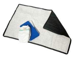 Childress 100% Cotton Full Body Changing Pad, Black