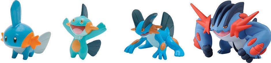 Tomy Pokemon Trainers Choice Meag 4 Pack