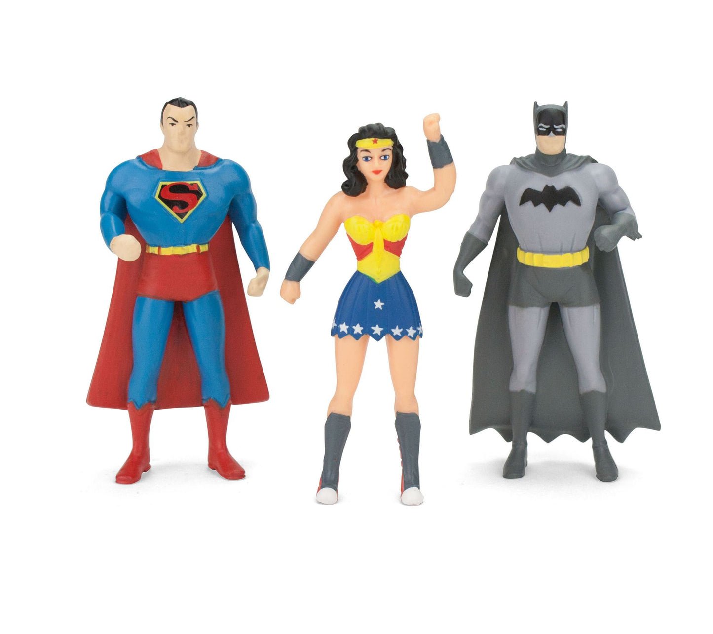 DC Comics Mini 3-Pack of Figures: Batman, Superman, Wonder Woman