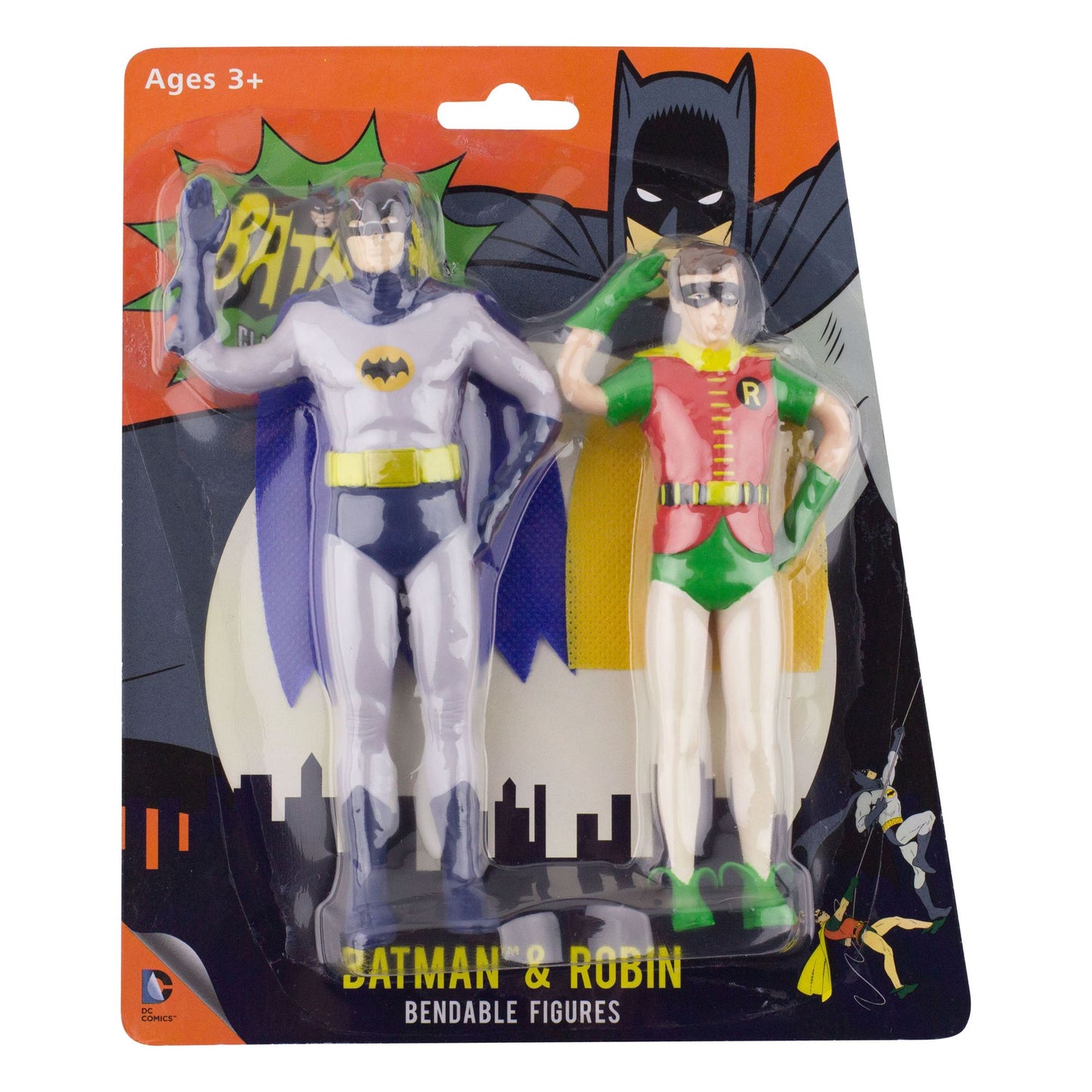 DC Comics Bendable 5.5" Figure 1966 Batman & Robin