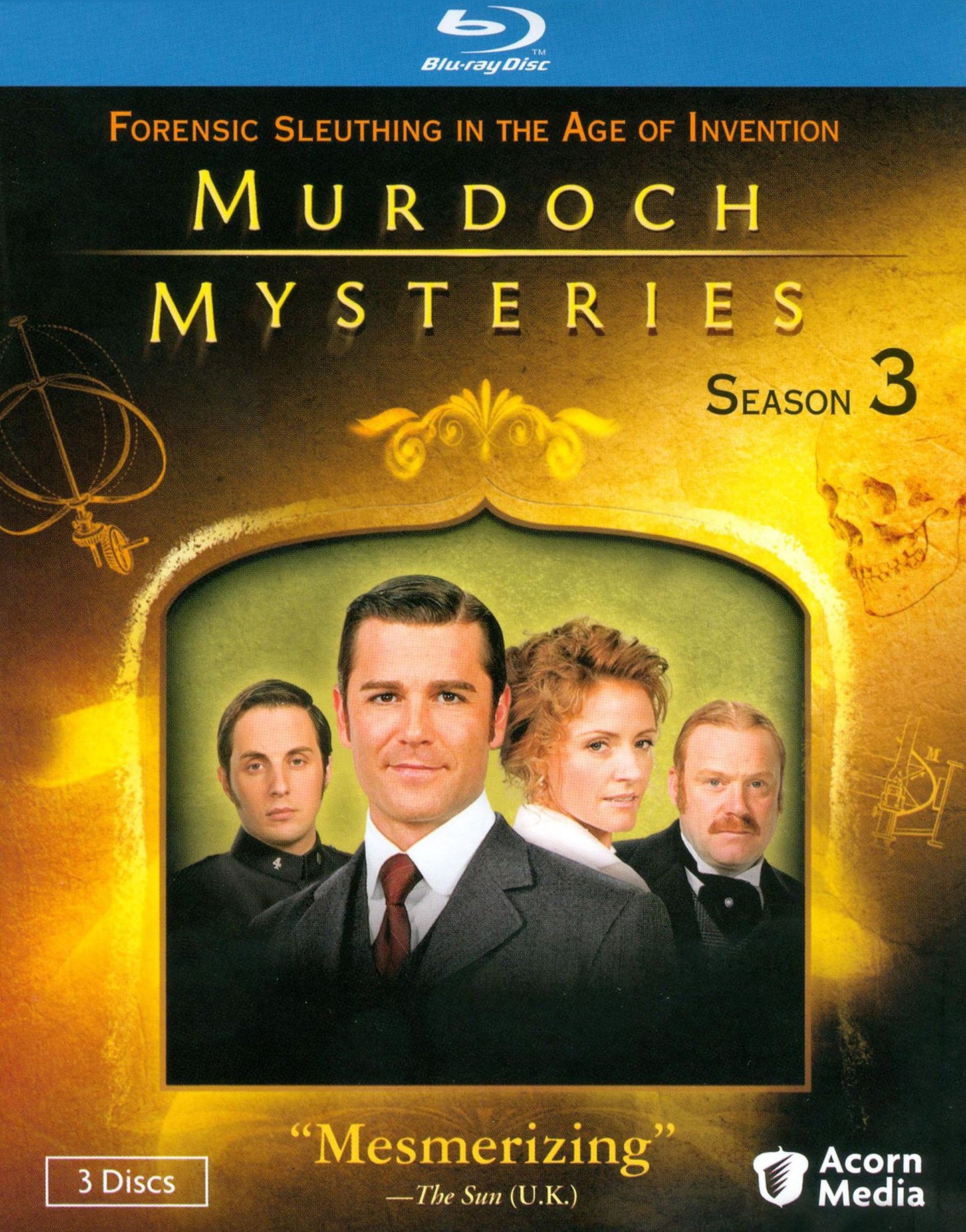 Murdoch Mysteries: Season Three [4 Discs] [Blu-ray]