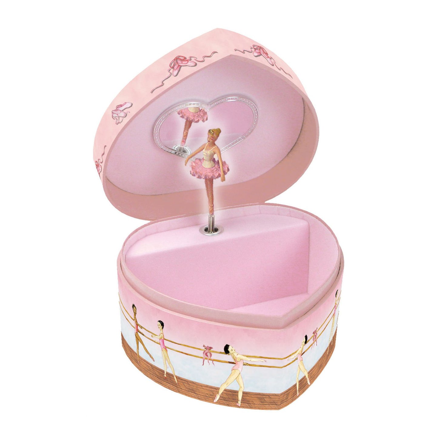 Enchantmints Ballet Heart Shape Music & Treasure Box
