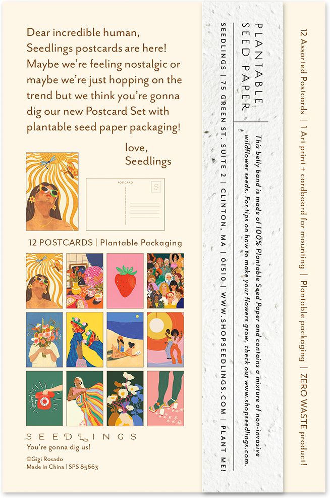 Seedlings Sunshine Soul Postcard Set