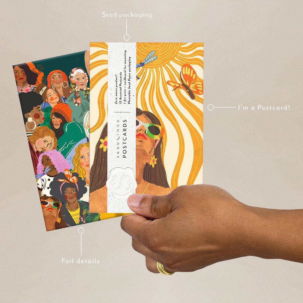 Seedlings Sunshine Soul Postcard Set
