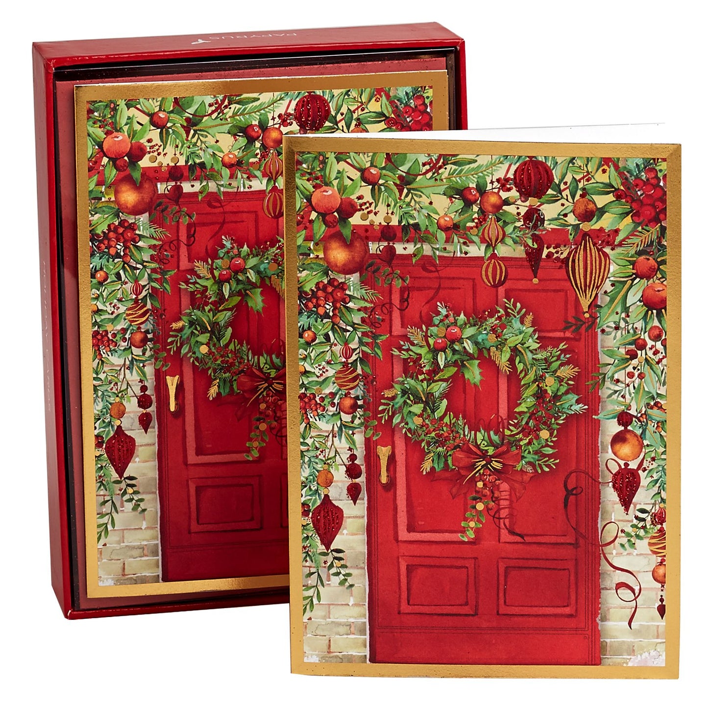 Holiday Doorway Christmas Boxed Card