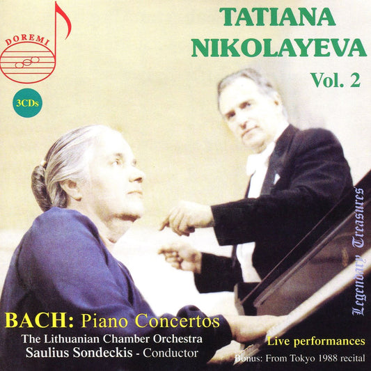 Tatiana Nikolayeva Plays Bach Piano Concertos 2 (J.S. Bach / Nikolayeva / Senkov)