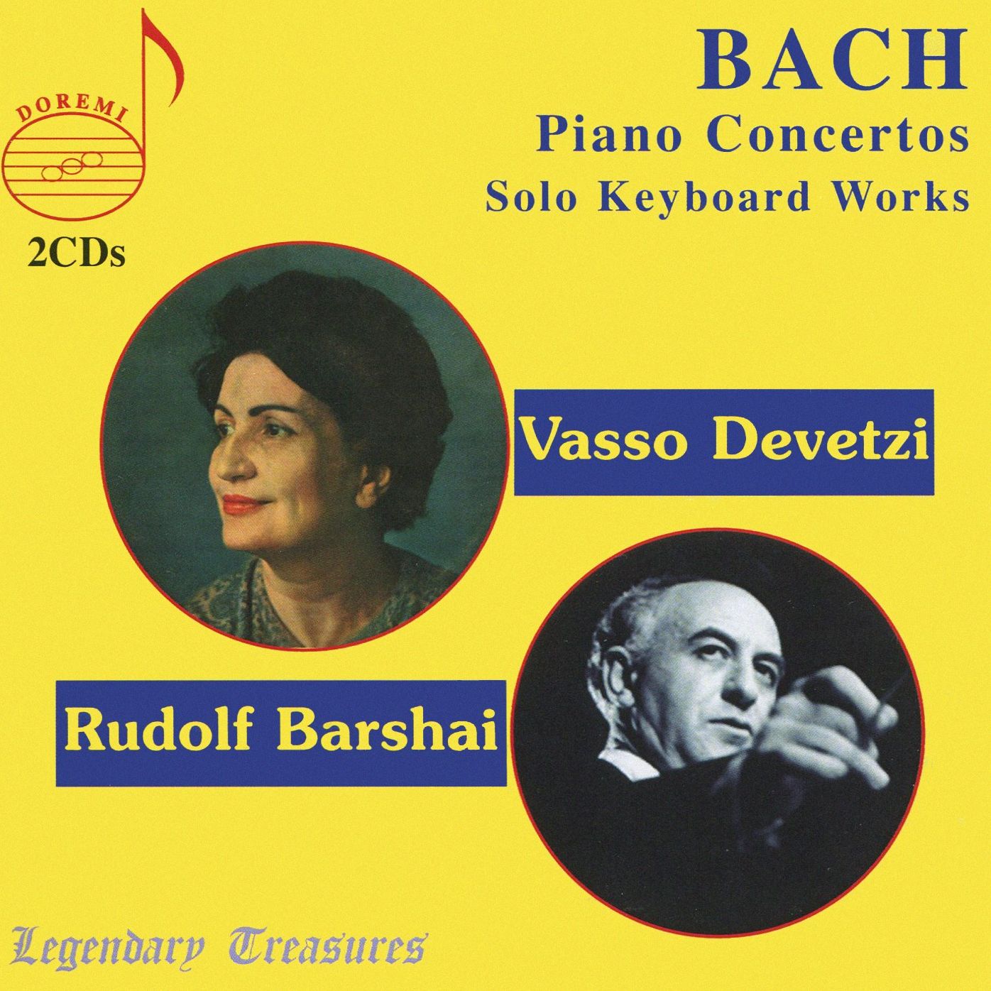 Piano Concertos / Solo Keyboard Works 1 (J.S. Bach / Devetzi / Moscow Chamber Orch)