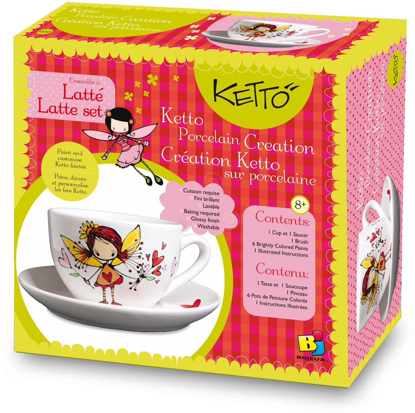 KETTO Paint-it-yourself Latte Set - Fairy Theme