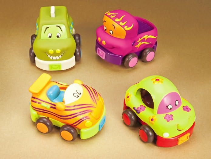 Wheeee-ls Pull Back Toy Vehicle Set With Sounds