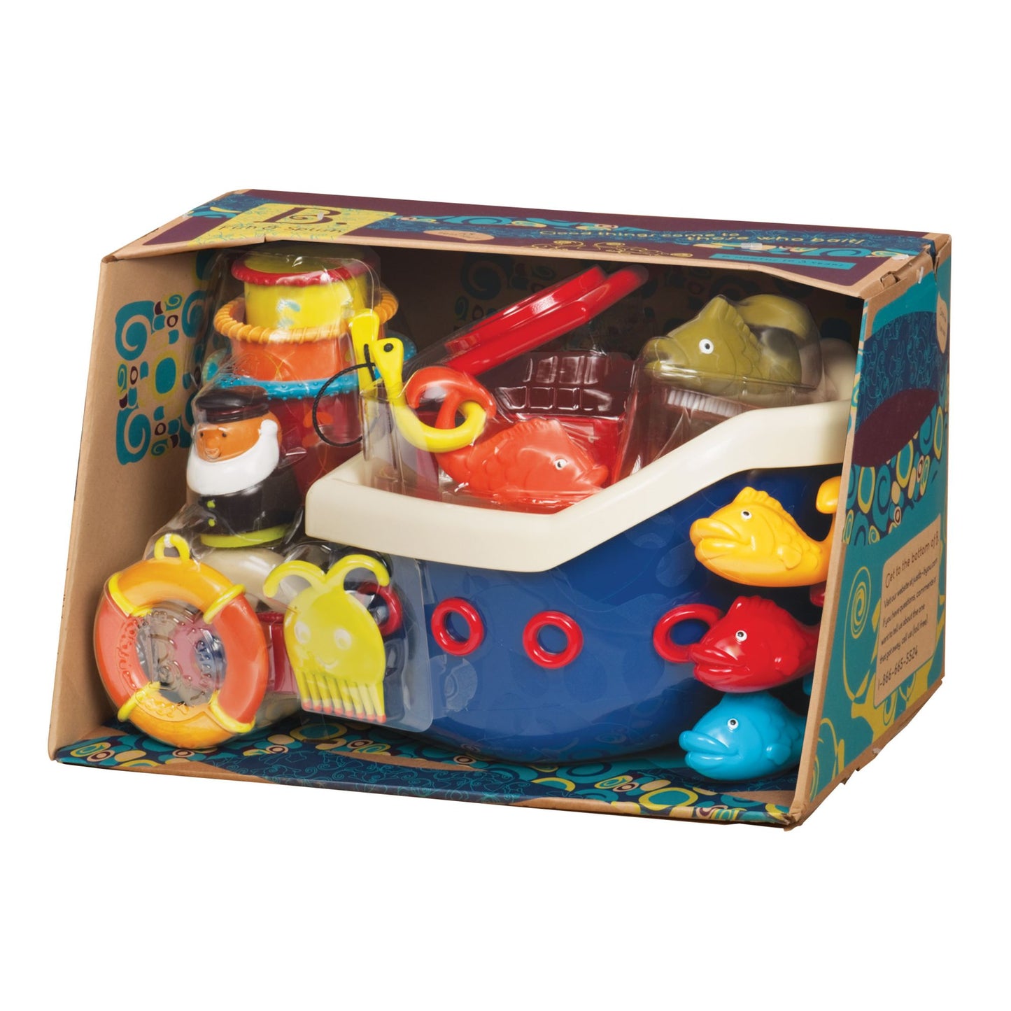 B. Fish & Splish Boat Bath Toy