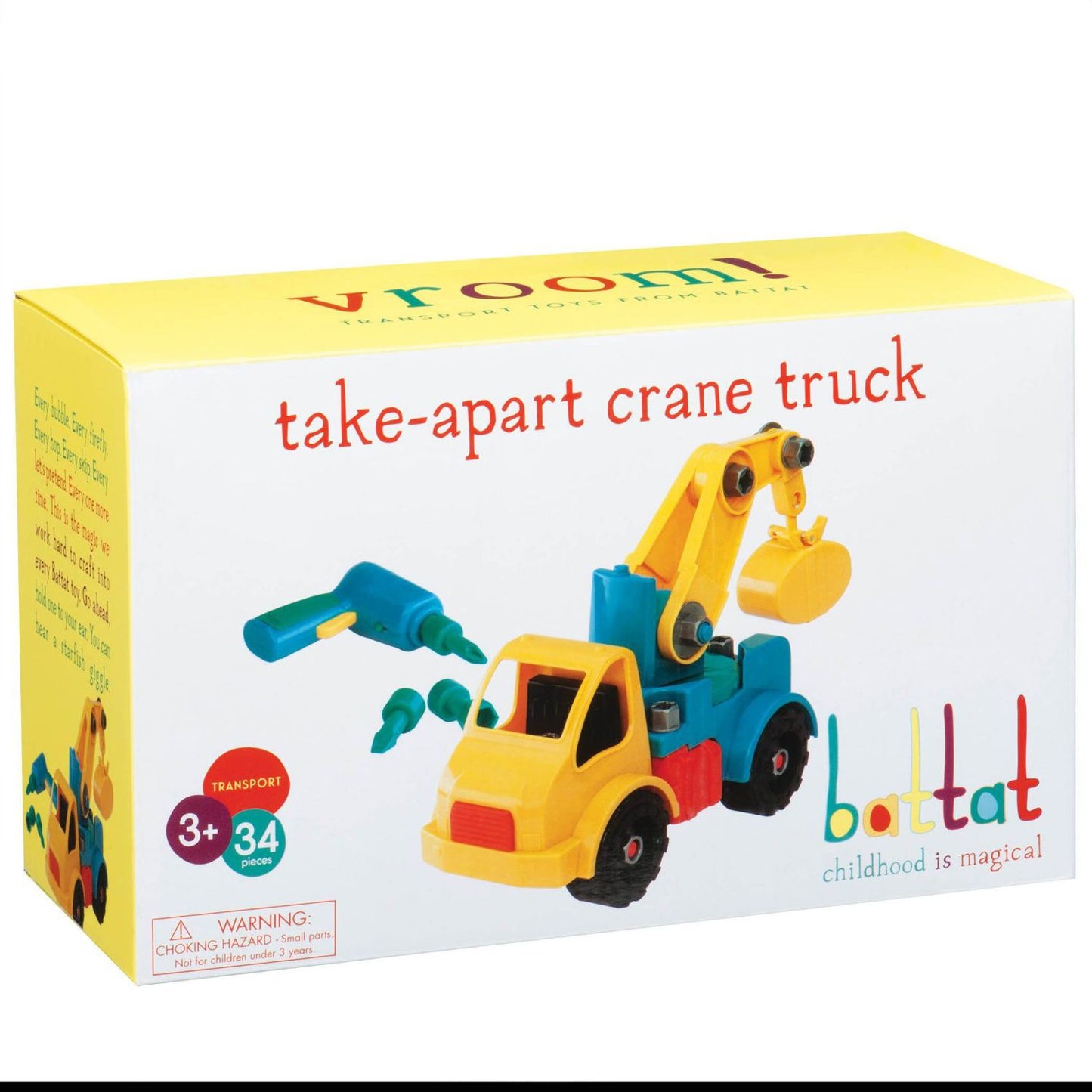 Battat Take Apart Crane Truck
