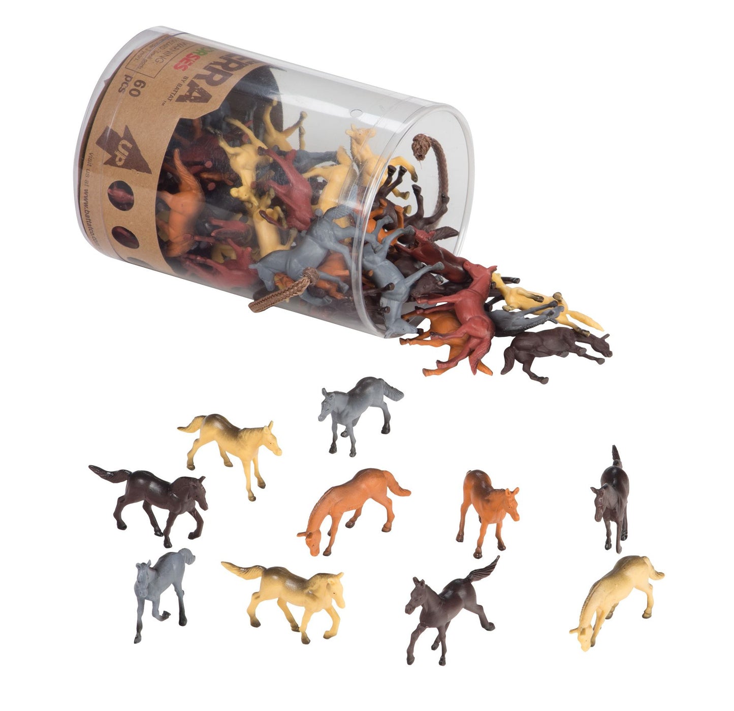 Terra Horse Figures - 60 Piece Set