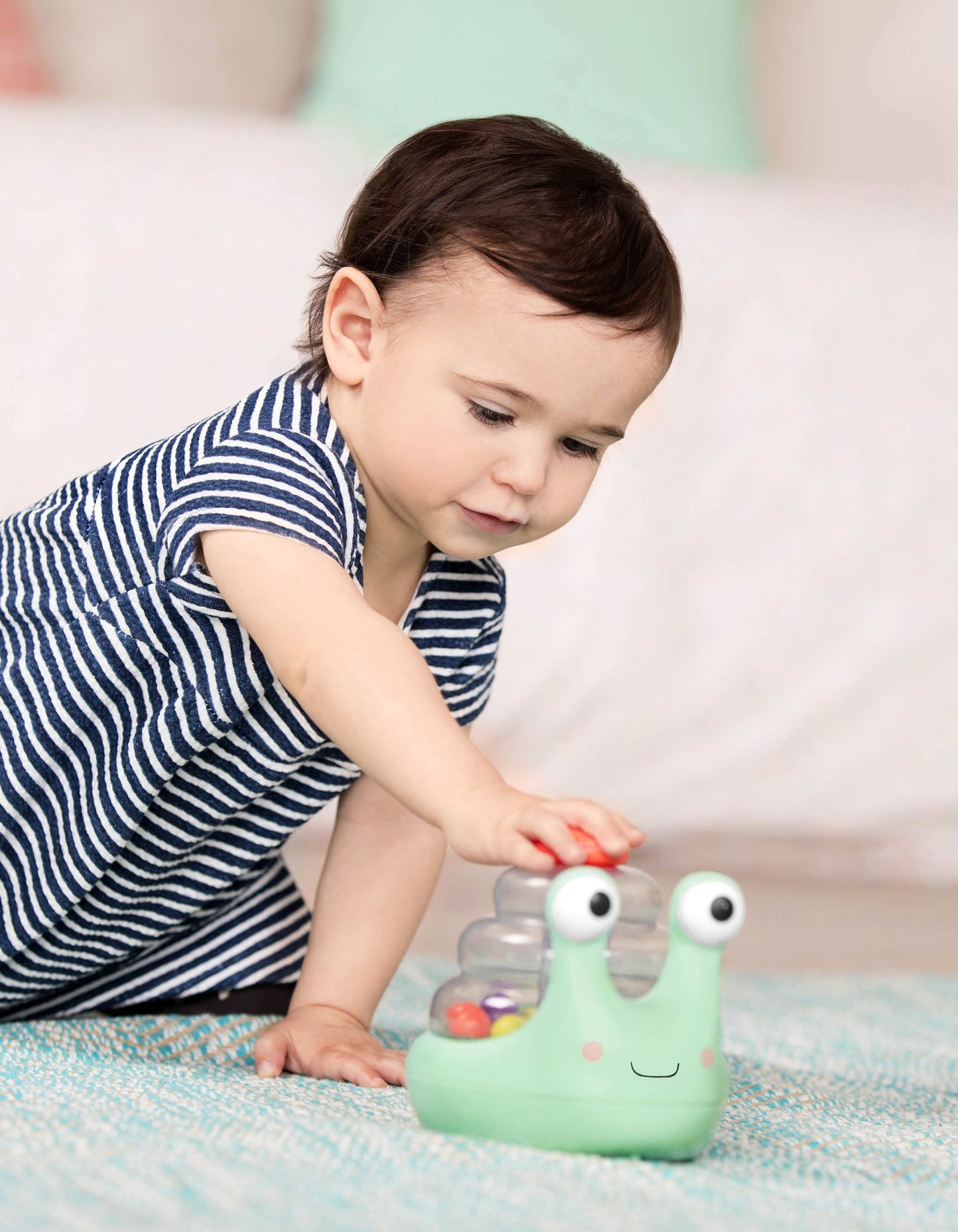 Rolling Light Up Snail Popper