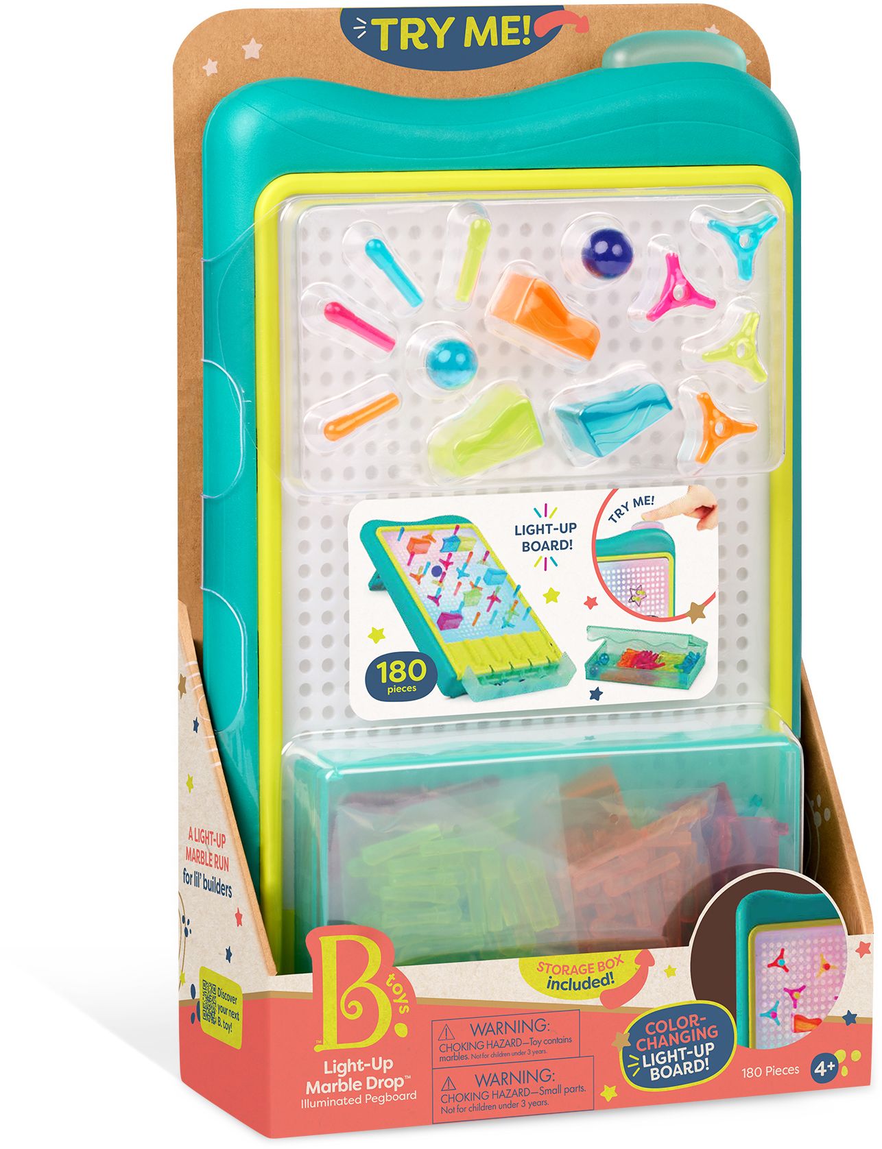 Light-Up Marble Drop Peg Art Light Box