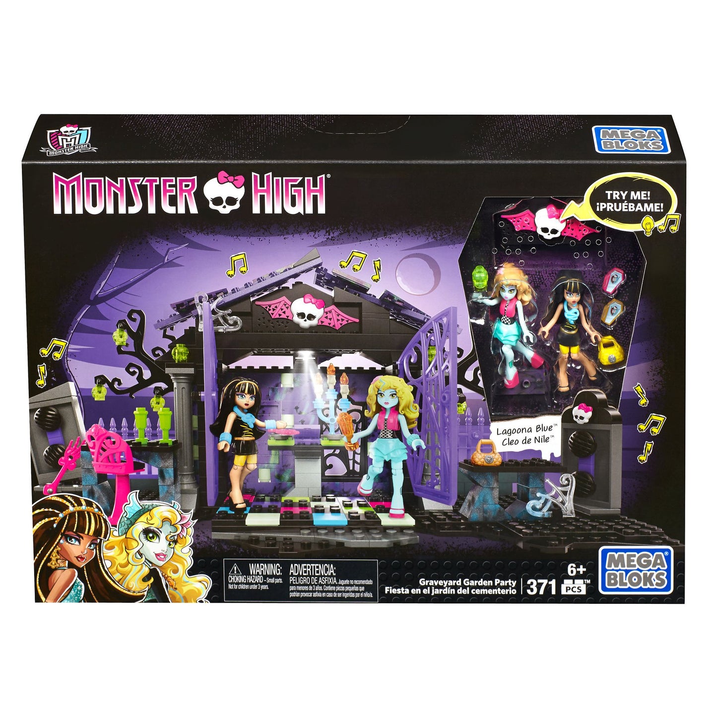 Mega Bloks Monster High Graveyard Garden Party Building Set