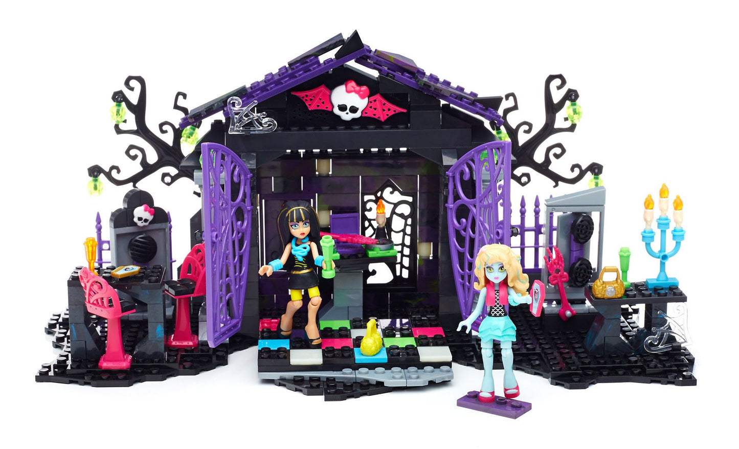 Mega Bloks Monster High Graveyard Garden Party Building Set
