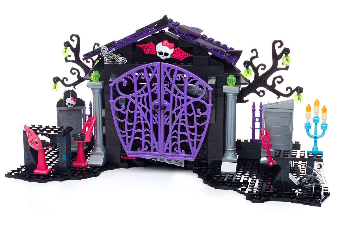 Mega Bloks Monster High Graveyard Garden Party Building Set