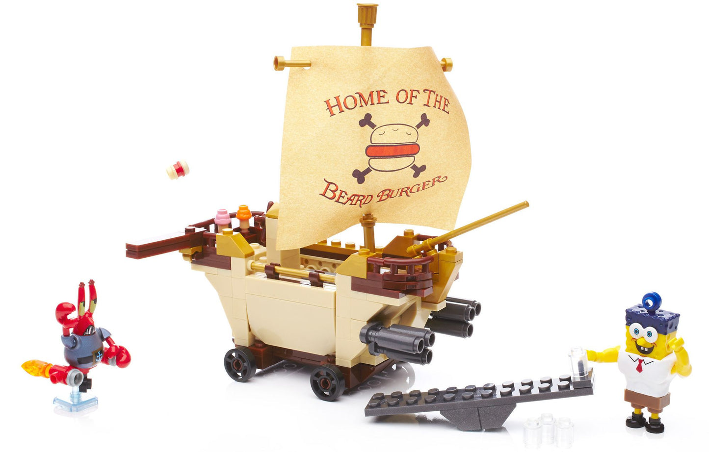 Mega Bloks SpongeBob Burgermobile Showdown Building Set