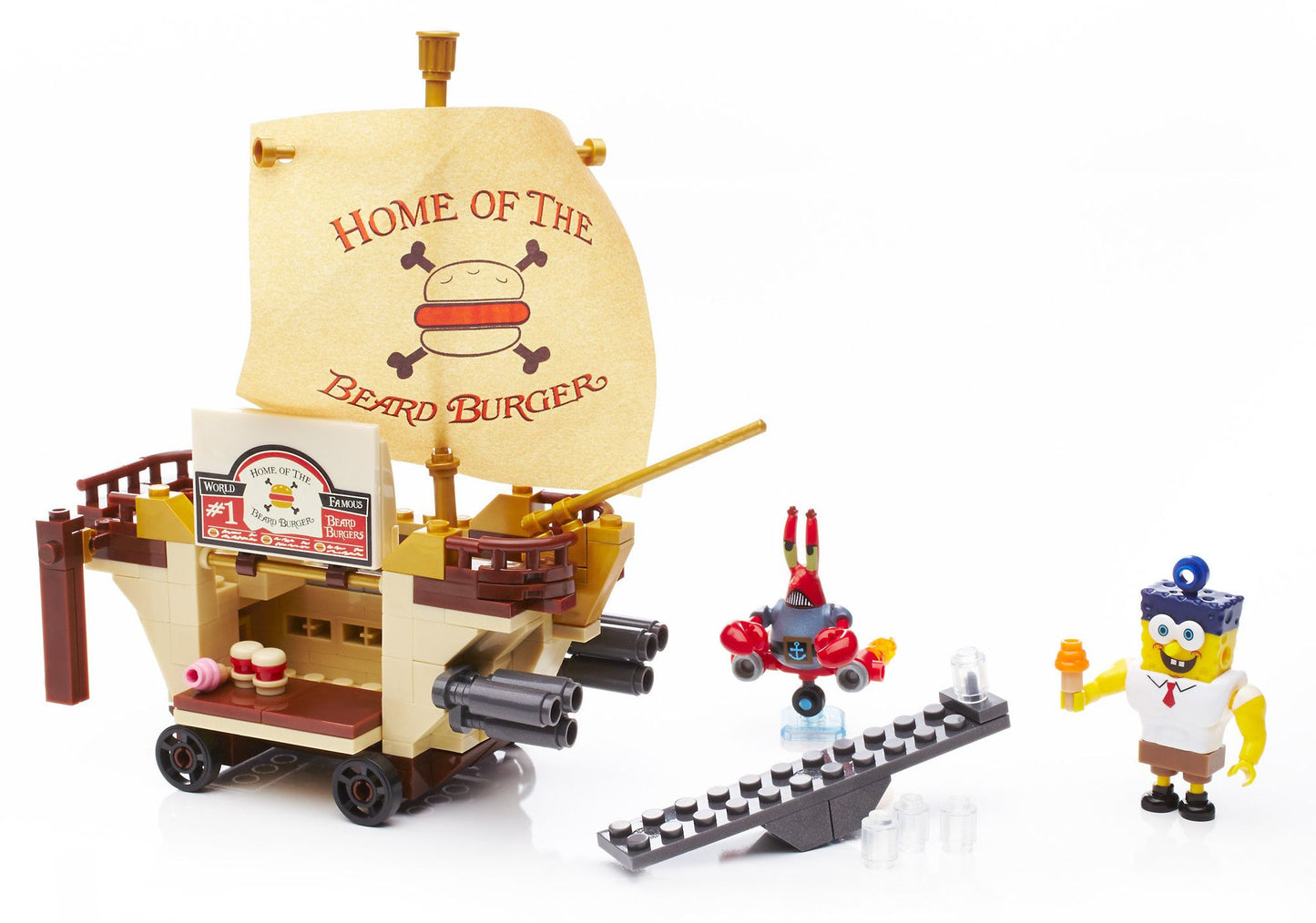 Mega Bloks SpongeBob Burgermobile Showdown Building Set