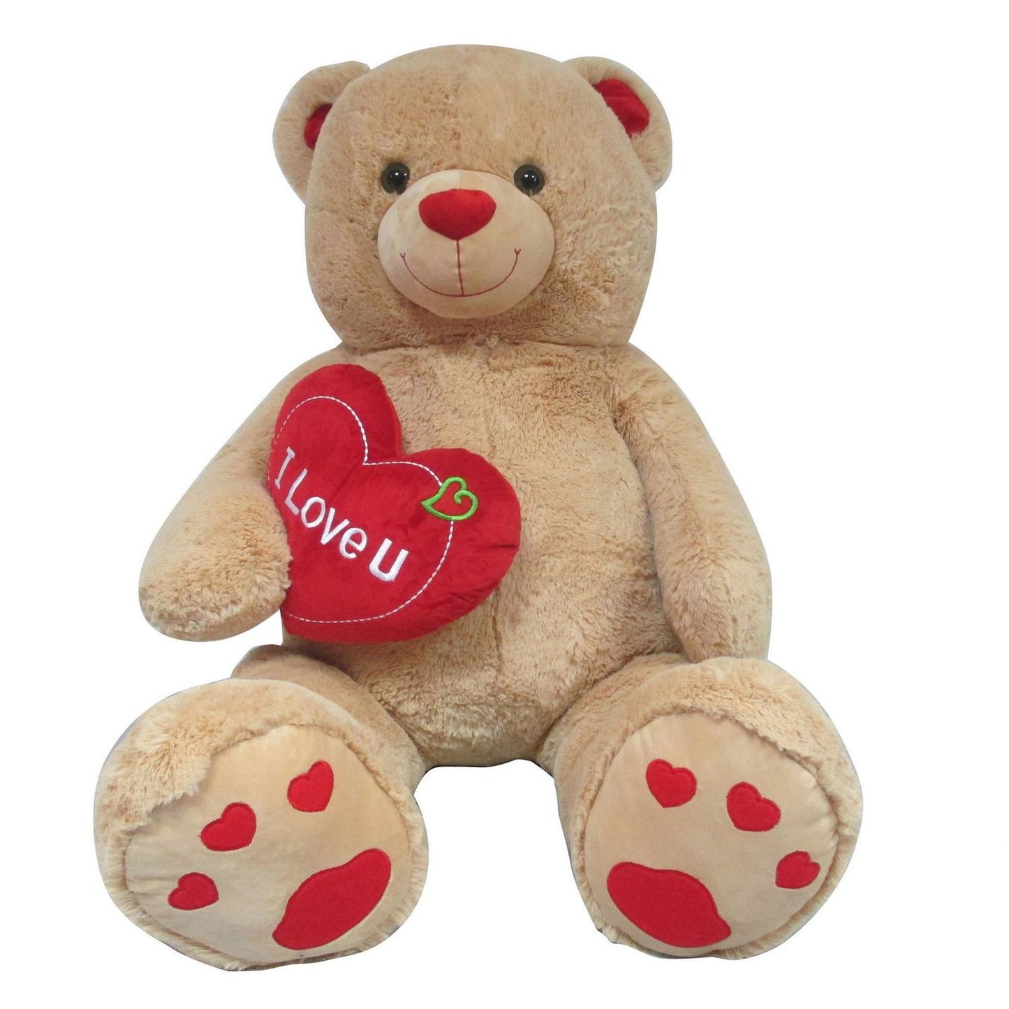Jumbo Valentines Teddy Bear w/ "I Love You" Heart 48" Tall