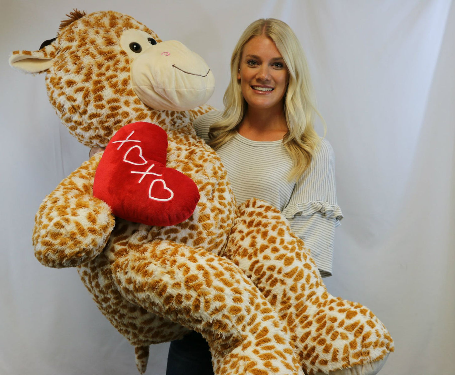 Best Made Toys 55" Jumbo Giraffe Giant Plush Animal - Over 4 feet tall!