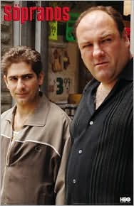 Sopranos - Tony and Chris - Poster