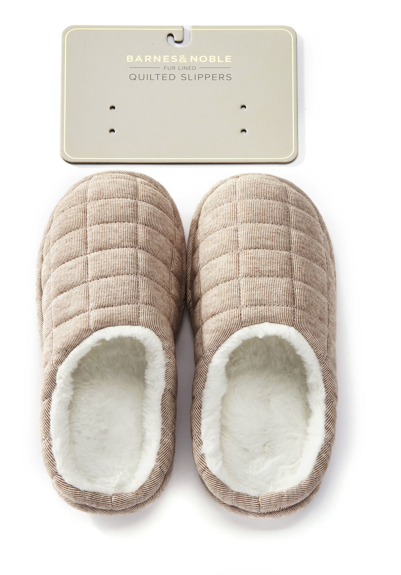 Quilted Puffer Slipper, Oatmeal