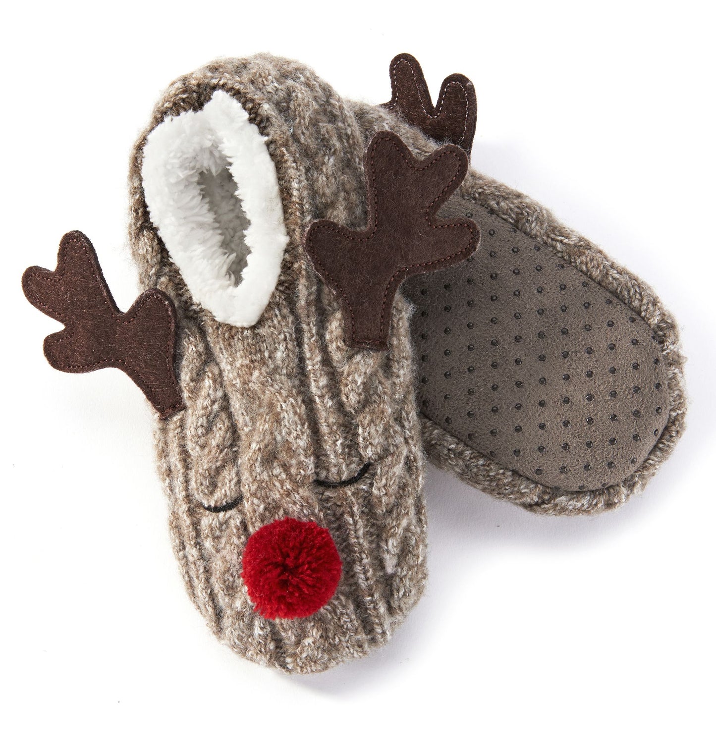 Kids Reindeer Slippers