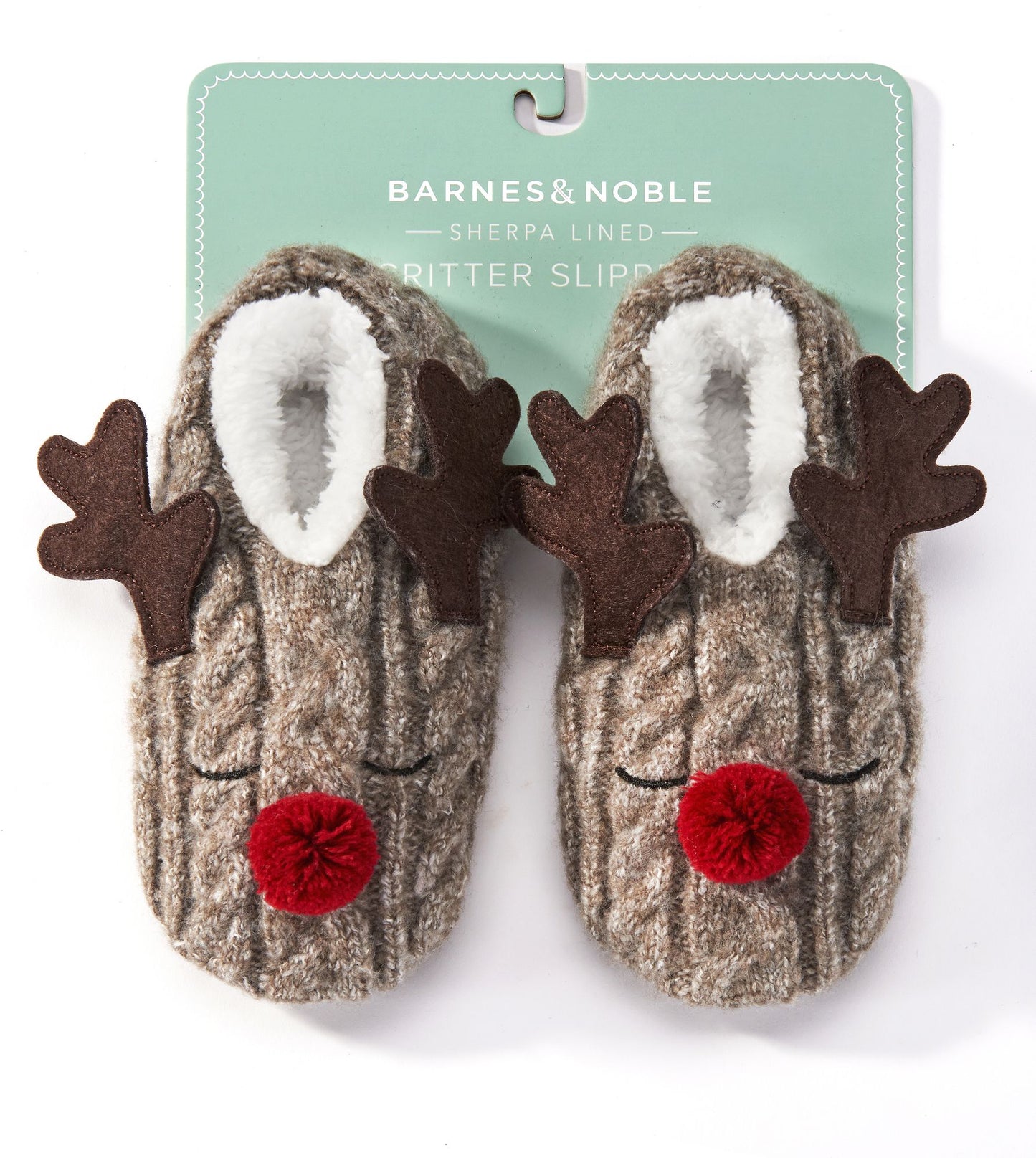 Kids Reindeer Slippers
