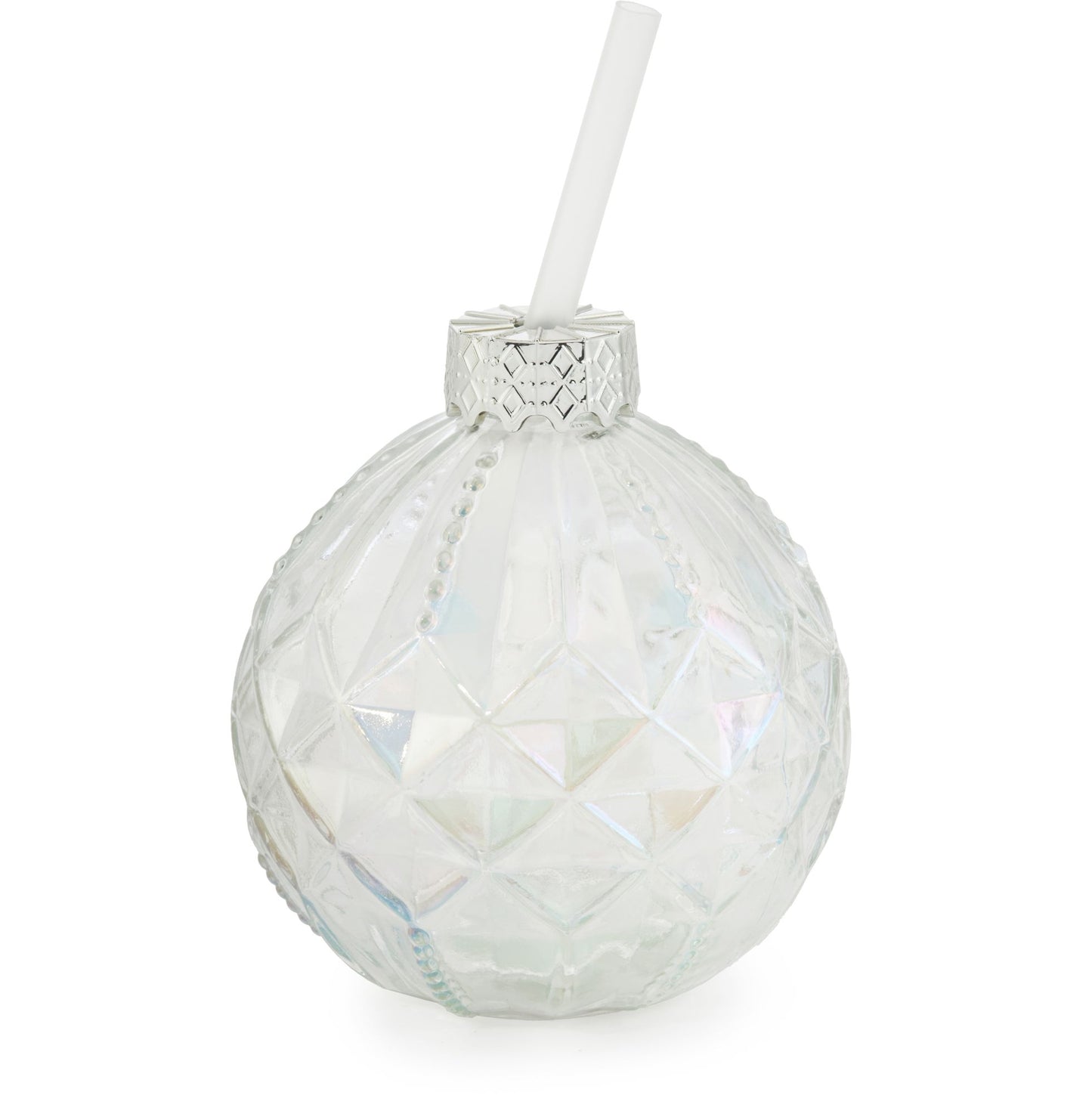 Glass Ornament Tumblers S/2