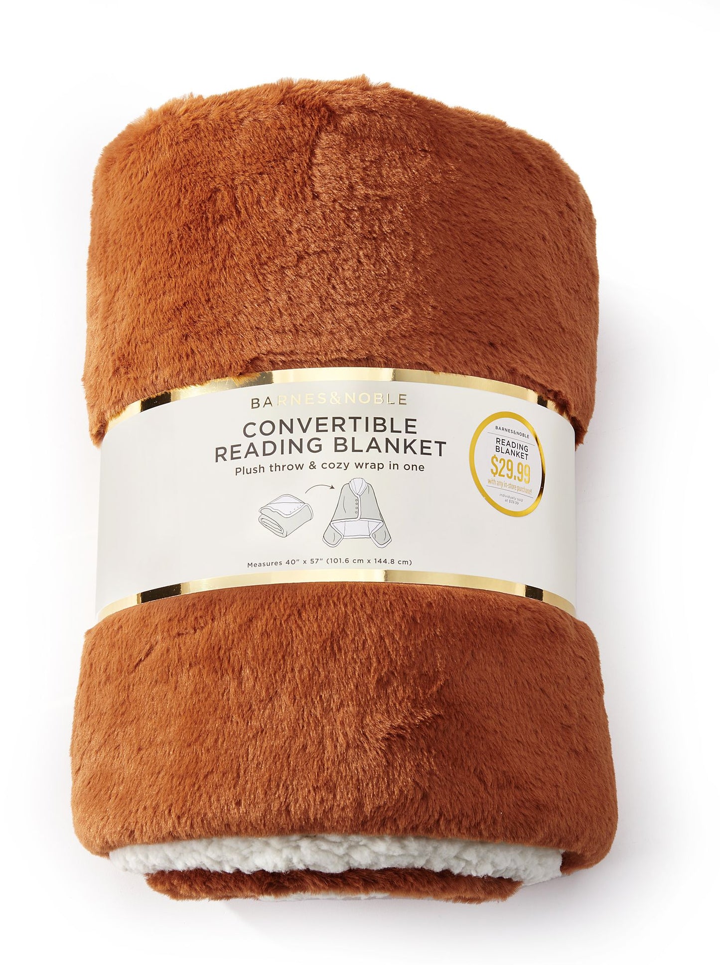 Reading Blanket Poncho, Fur