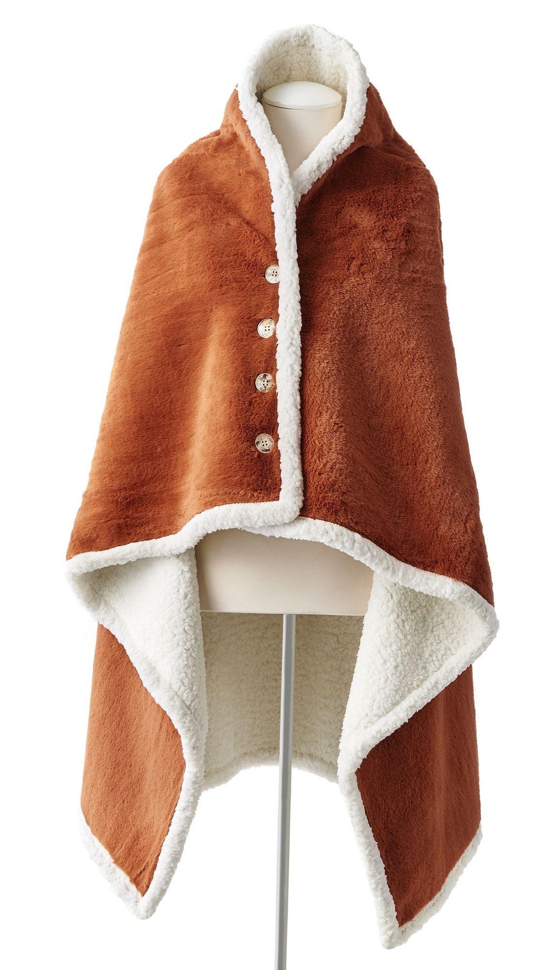 Reading Blanket Poncho, Fur