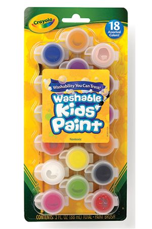 18ct Washable Classic & Bold Paint Pots