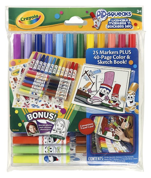 Crayola Pip Squeaks Marker 'N Sticker Set