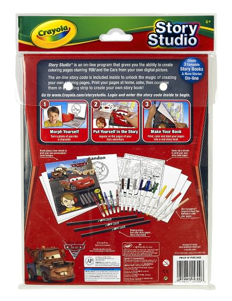 Crayola Story Studio Disney Cars