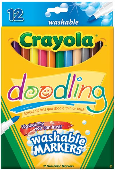 Crayola 12ct Assorted Doodling Fine Line