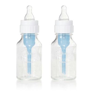 Handi-Craft Company 163H-P2 Dr. Browns 4 Ounce Glass Baby Bottles - Pack of 2