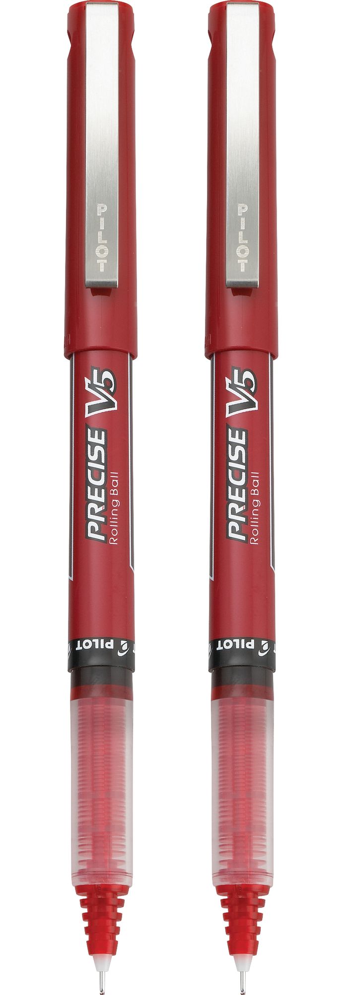 Pilot Pen Corporation 2 Count Red Precise V5 Rolling Ball Pen 25003 - Pack of 6