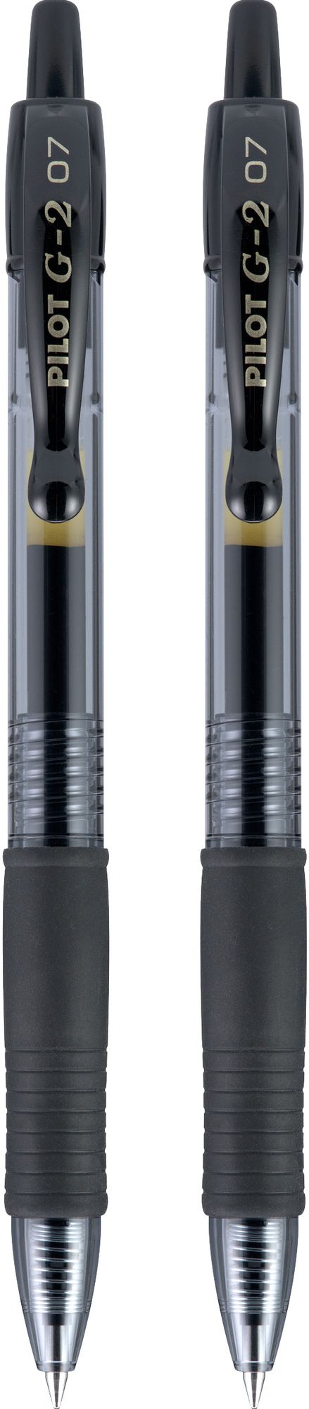 Pilot Pen Corporation BG272BK G2 Gel Retr Fine Pt Blk 2 Pack