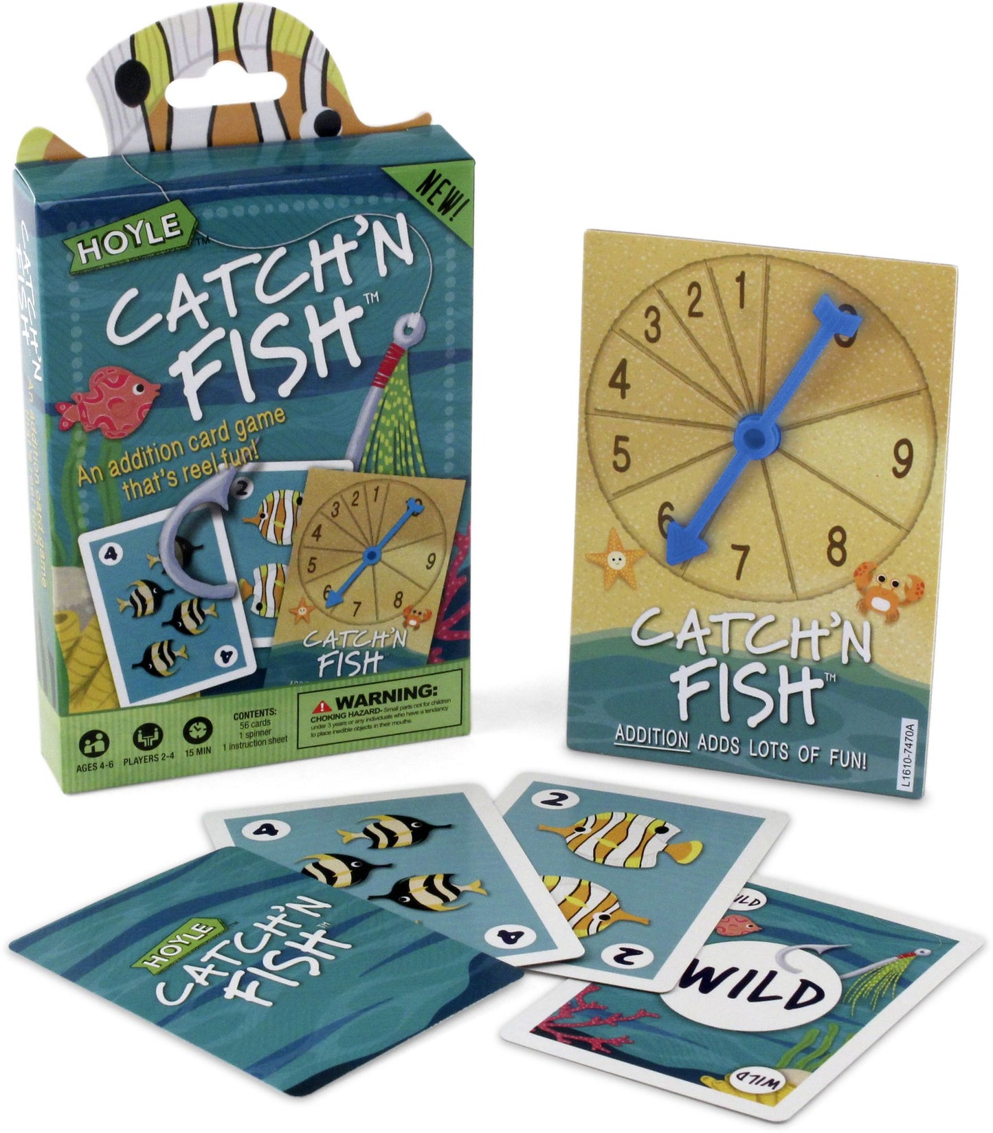 HOYLE CATCH'N FISH CHILDREN'S CARD GAME