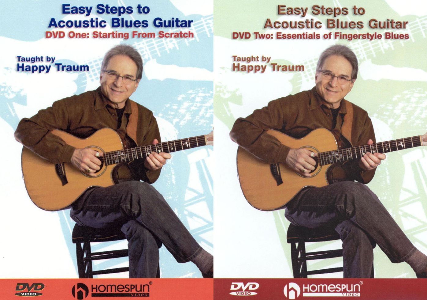 Easy Steps to Acoustic Blues Guitar: Starting From Scratch/Essentials of Fingerstyle Blues