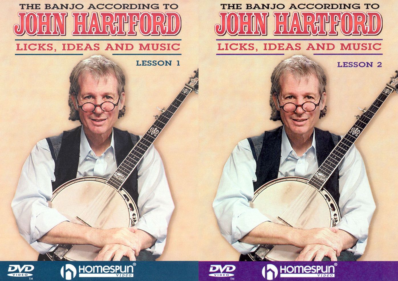 The Banjo According to John Hartford, Vol. 1 and 2: Licks, Ideas and Music [2 Discs]