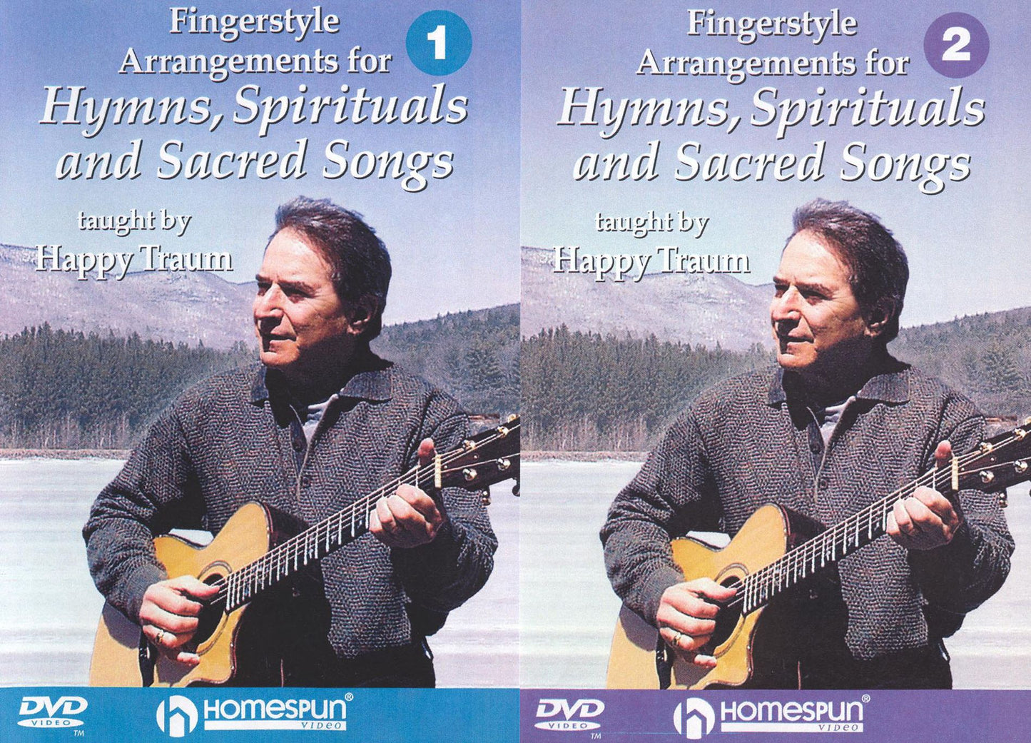 Happy Traum: Fingerstyle Arrangements for Hymns, Spirituals and Sacred Songs, Vol. 1 & 2