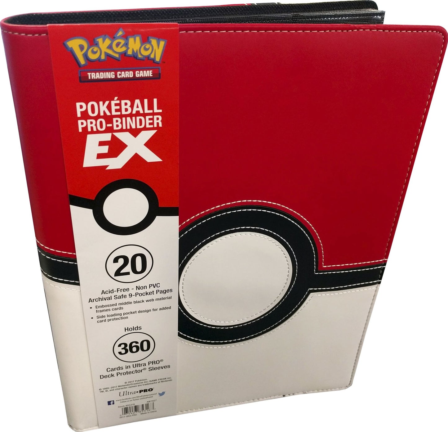 Pokéball 9 Pocket PRO Binder EX Pokémon