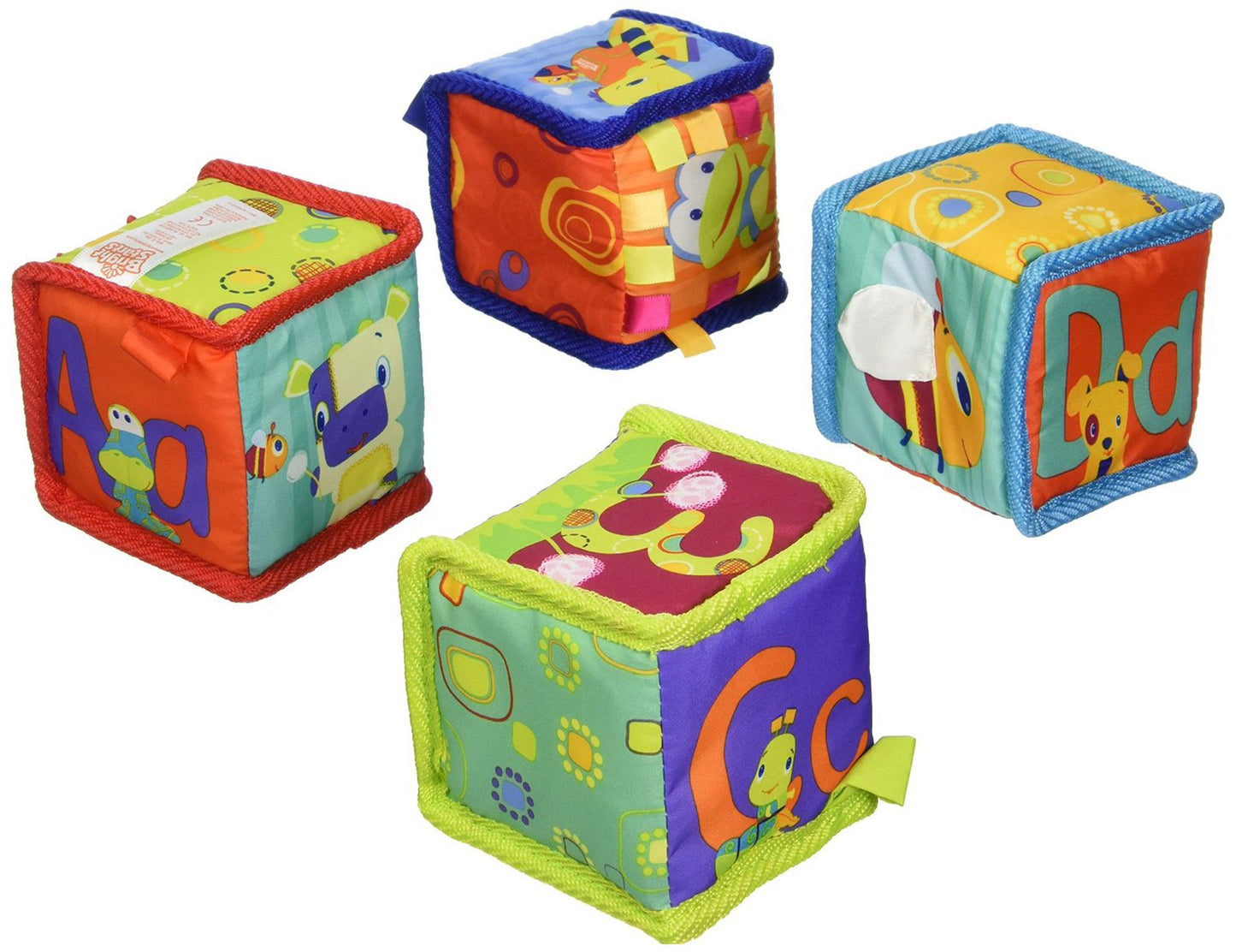 Bright Starts Grab and Stack Blocks Baby Toy