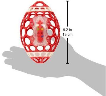 Oball Football with Rattle