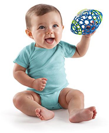 Oball Football with Rattle