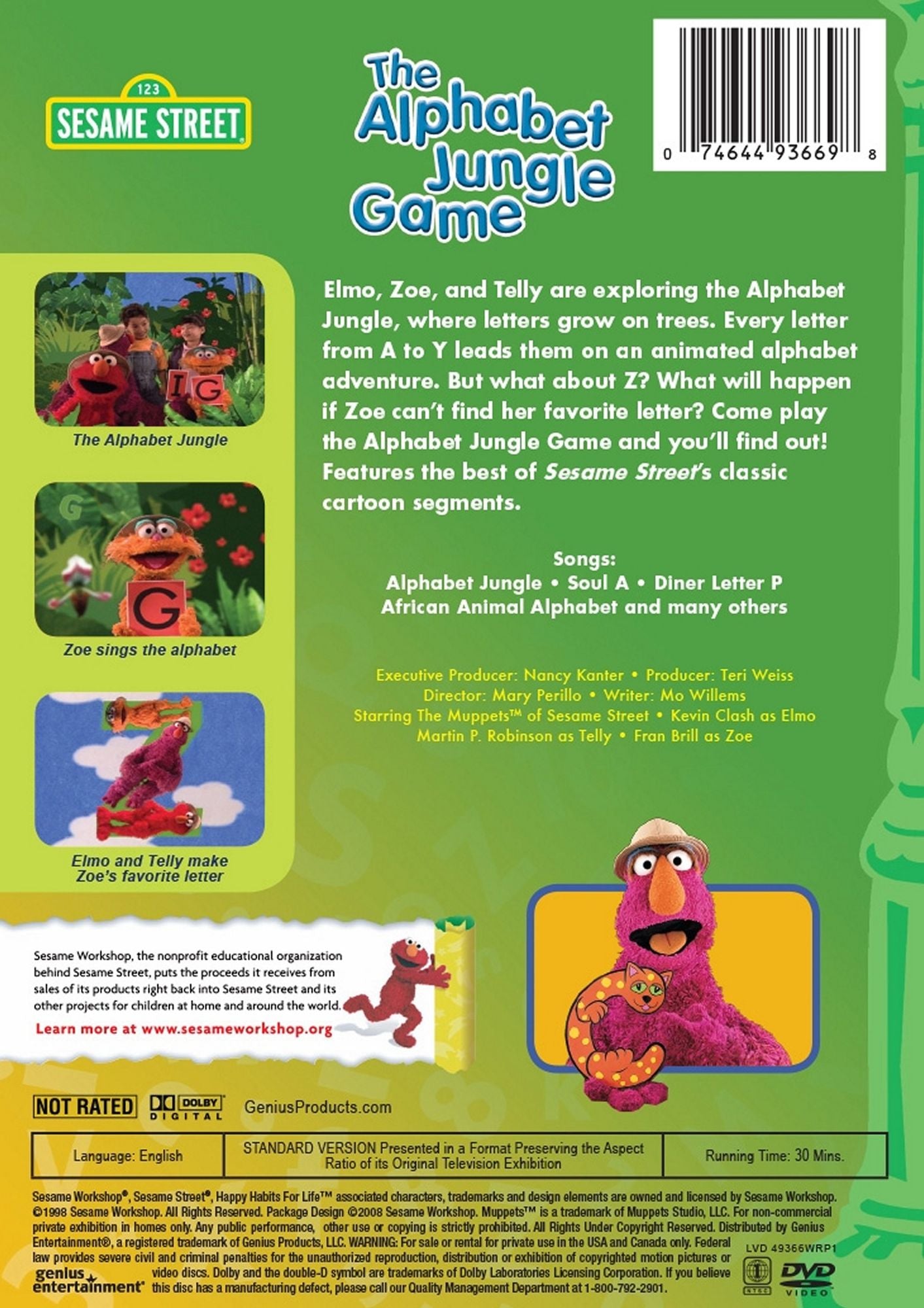 Sesame Street: The Alphabet Jungle Game