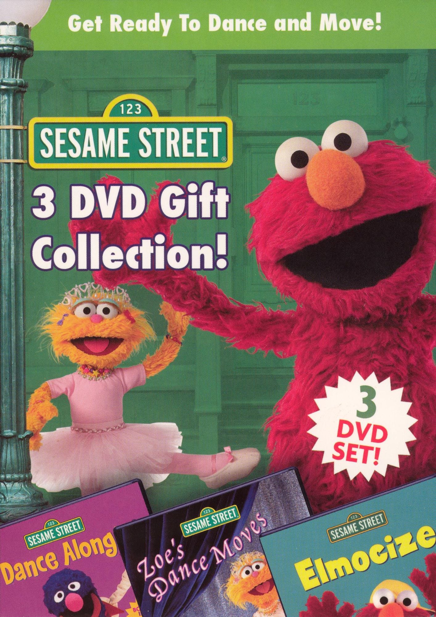 Sesame Street: Get Ready to Dance and Move! Gift Collection [DVD/CD] [5 Discs]