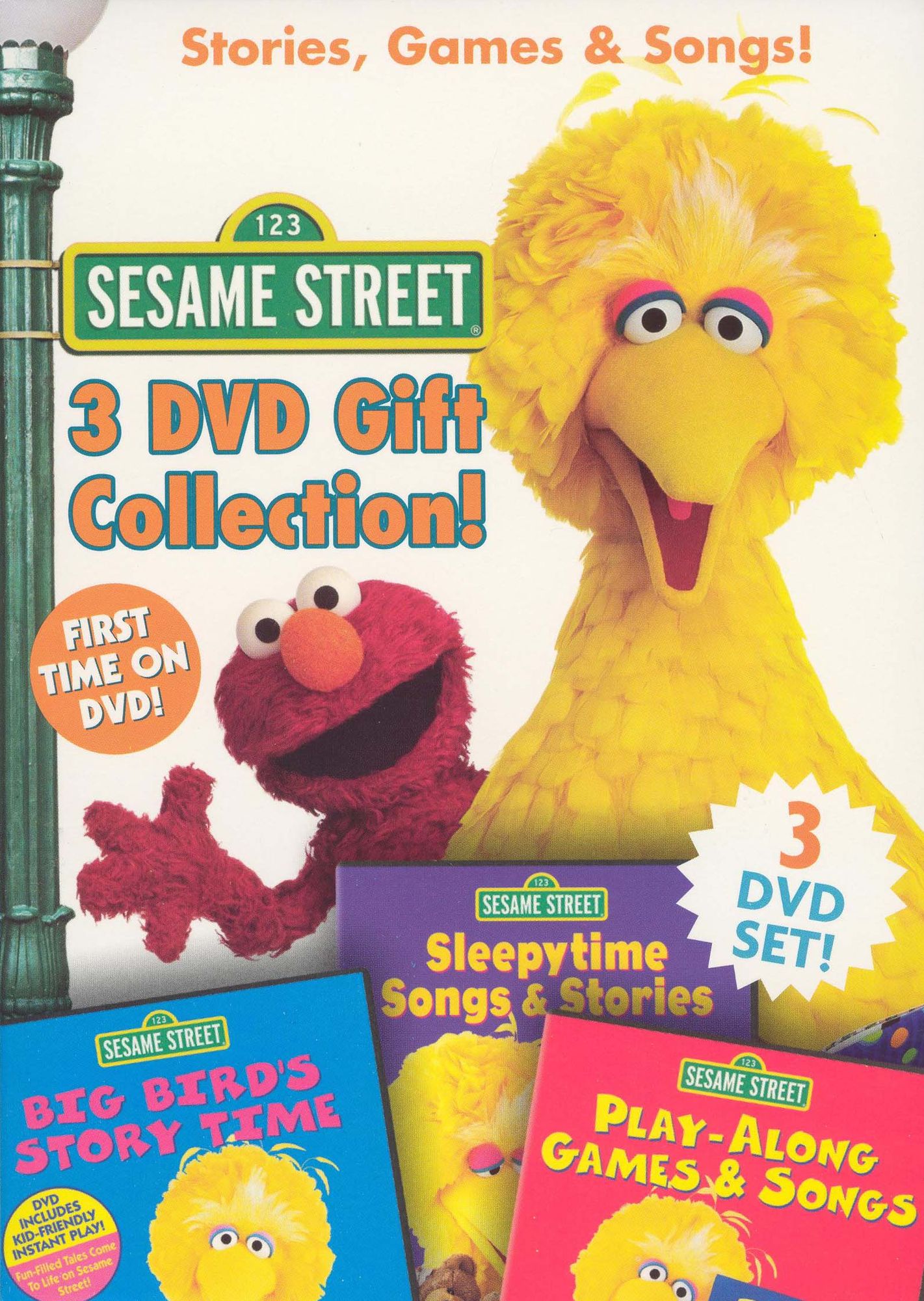 Sesame Street: Stories, Games & Songs! 3 DVD Gift Collection! [3 Discs]